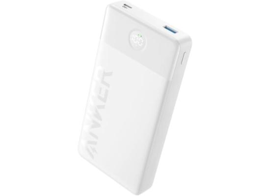 Anker 15W Power Bank, 200000mAh Portable Charger Battery with 2-Port, Real Time Battery Display, Power Bank for iPhone, Samsung, & More, Include Type-C Charging Cable, White